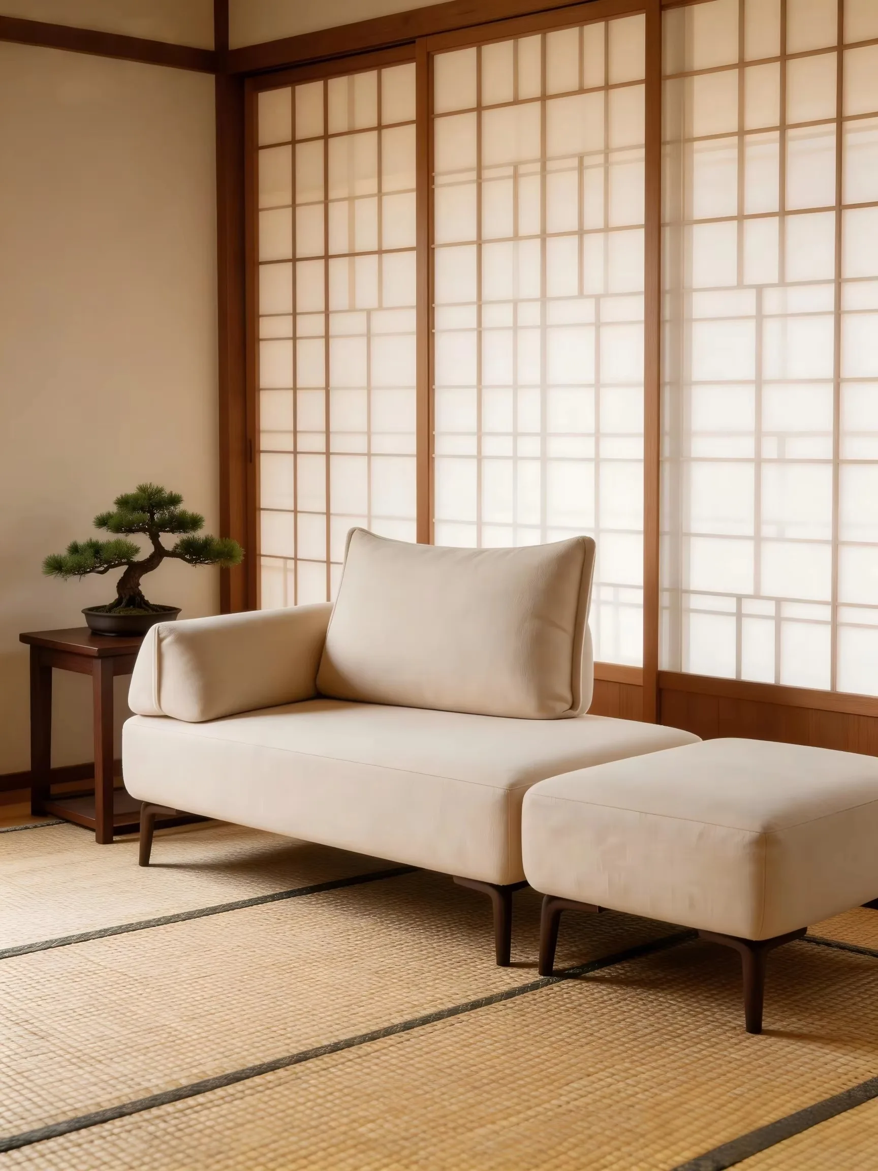 Wholesale vacuum compression sofa, vacuum roll high density sponge double sofa fabric, suitable for apartment hotels
