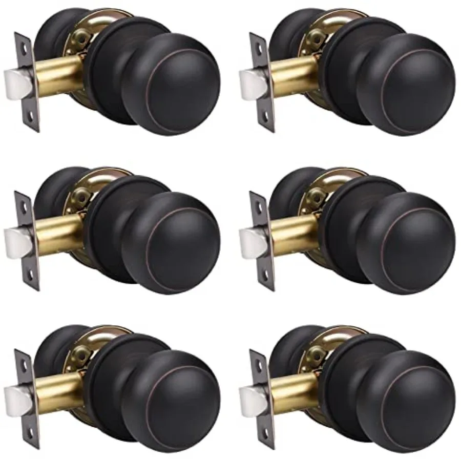 

Closet Door Knobs Passage Door Set, Hallway/Closet Keyless Door Knobs