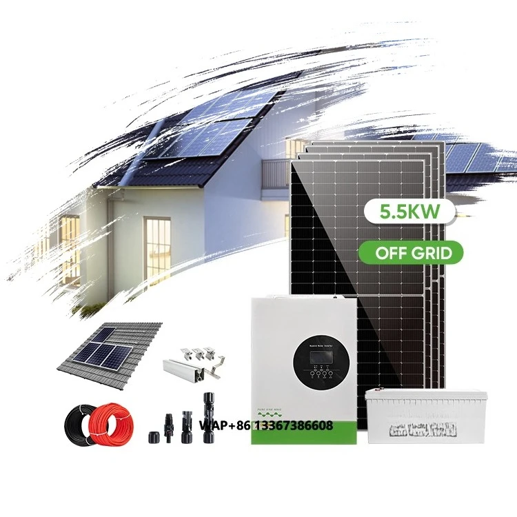 

Energy System Solar 5.5kw 10kw Solar Panels Batteries Lighting 5kw 10kw off Grid Solar Power Energy System