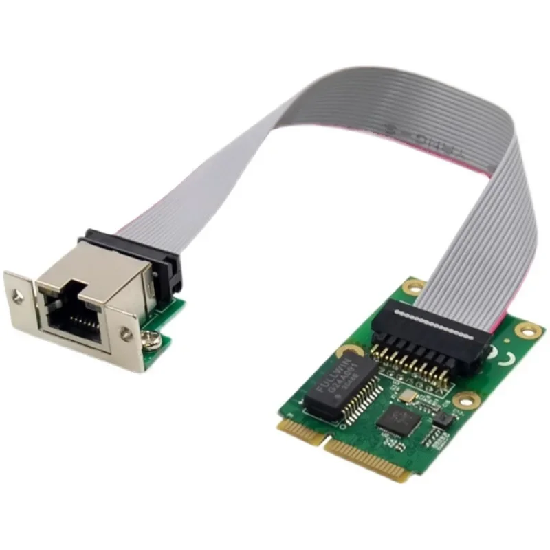 Mini PCIE Network Card M.2 A+E to RTL8111F Gigabit Ethernet Card Single Port RJ45 Ethernet Network Card