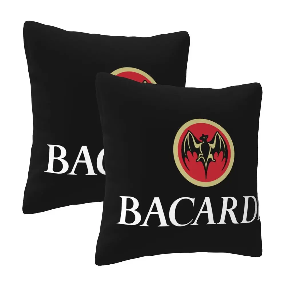 NEW Bacardi Fashion Pillowcases Decorative Pillow Covers Soft and Cozy 2 PCS