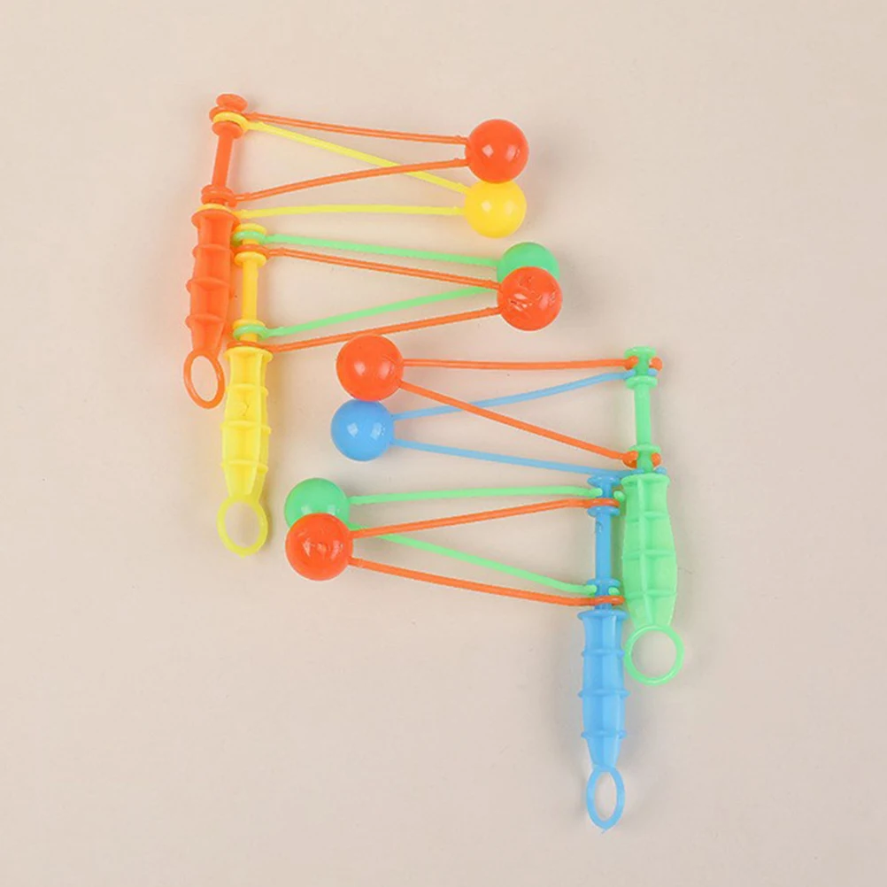 

25 Pcs Hand Cranked Bumper Ball Kids Noisemakers Toy Gifts Novelty Toys for Parties Plastic Party Mini Clack Child