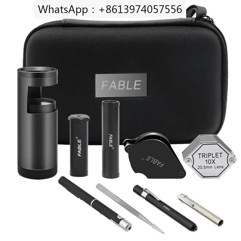 High quality Jewellery tool set gem testing kit FGB-9 Fable brand best price gemstone equipment set