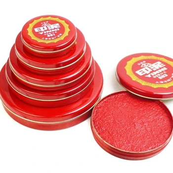 Tampone inchiostro per stampa con Tampone inchiostro rosso Tampone inchiostro per dito H8WD