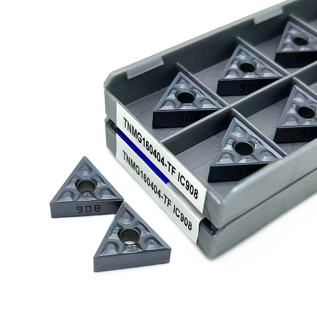 10 шт. высокое качество TNMG160404 TF IC907 908 TNMG160408 TF IC907 908 CNC станок внешний карбидный инструмент токарная вставка TNMG160408