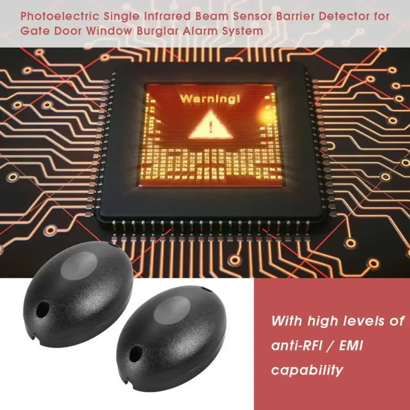 窓ドア警報用赤外線ビームセンサー/ガレージドア安全ビーム光検出器用赤外線センサー 20m