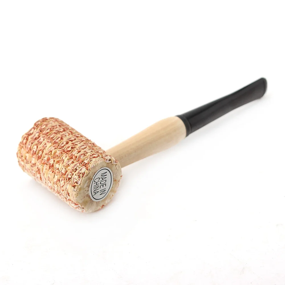 JIBILL corncob pipe corn pipe tobacco pipe length 155mm bowl diameter 18mm disposable pipe straight handle smoking pipe