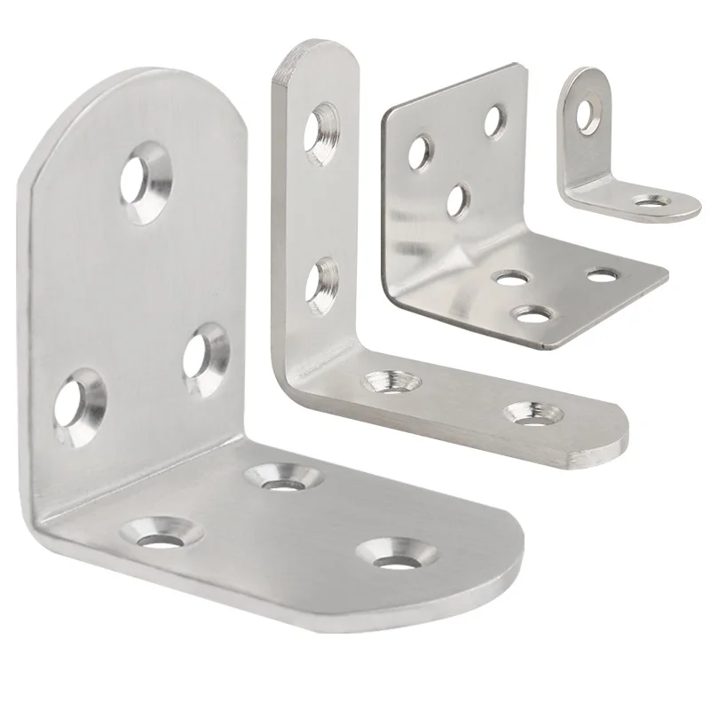 

Stainless Steel 90 Degree Right Angle Code Angle Code L-shaped Angle Code Connector Thickened Angle Code L-shaped Bracket