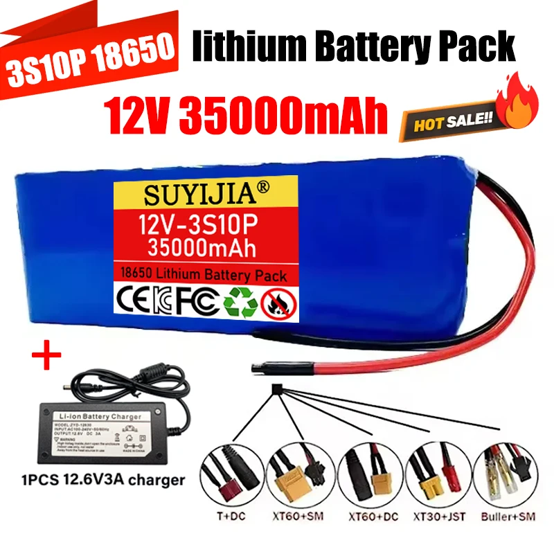 3S10P 12V 35000Mah … - image