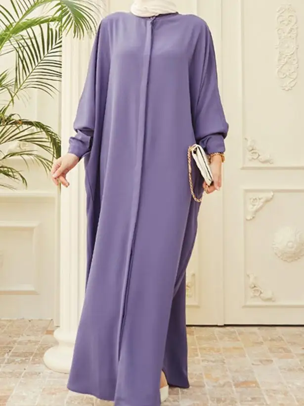 

Ид Абаяас для женщин Мусульманское платье Свободный халат Дубай Абая Турция Кафтан Рамадан Ислам Одежда Кафтан Марокаин Женское платье Абаяс