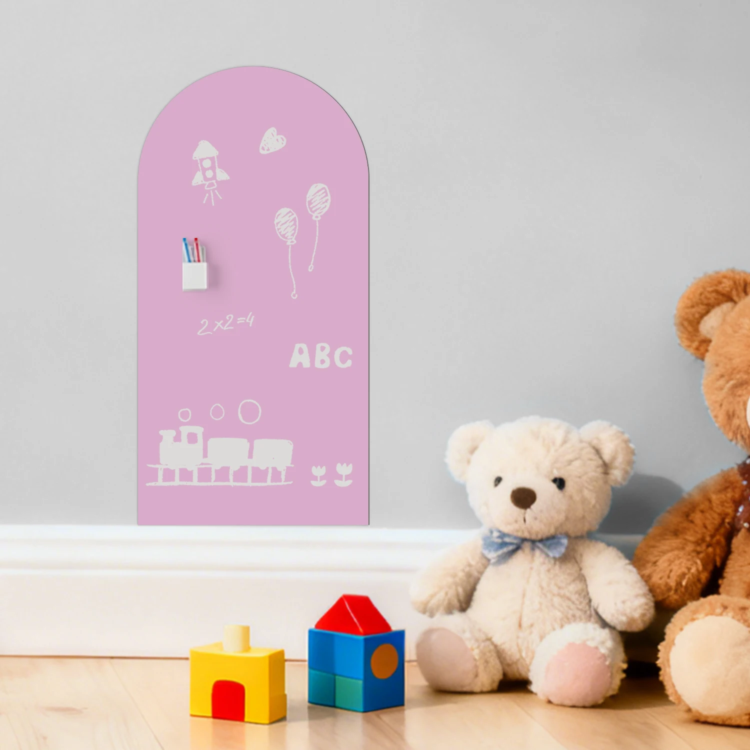 

Self adhesive tape magnetic arch painting graffiti wall sticker creation painting wall small blackboard