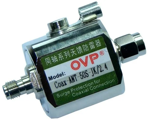 

OVP Positive TNC Anti TNC Interface SMA Head Antenna Feed Signal High Frequency Antenna Feed Lightning Arrester