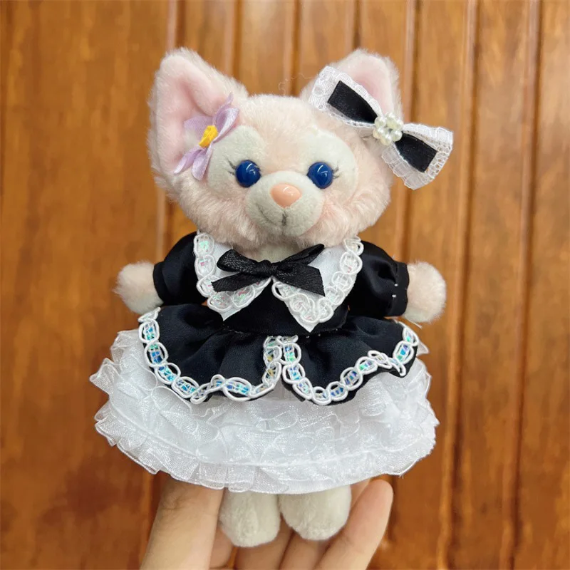 2025 Disney LinaBell Keychain Plush Toy Doll Skirt Belle Christmas Children's Birthday Cute Gift Bookbag pendant accessories