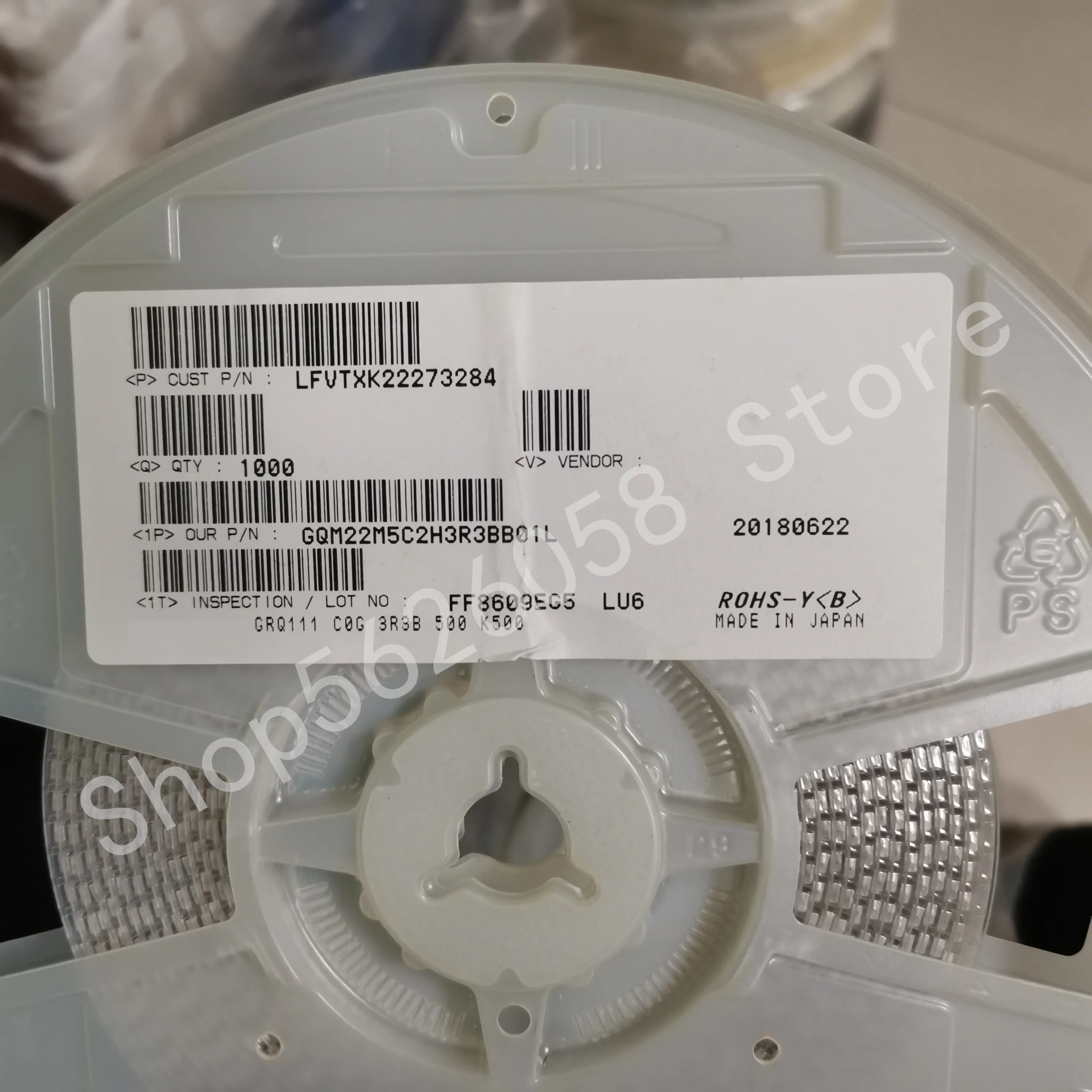 GQM22M5C2H3R3BB01L 1111 ±0.1pF 3.3pF 500V C0G 30PCS-1000PCS/LOT