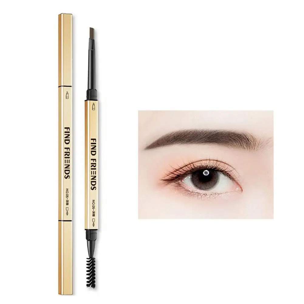 1pcs Double Head Eyebrow Pencil Long Lasting Waterproof Makeup Beauty Pen Brow Colors 6 Cosmetics Mascara Enhance Women Eye O9J8