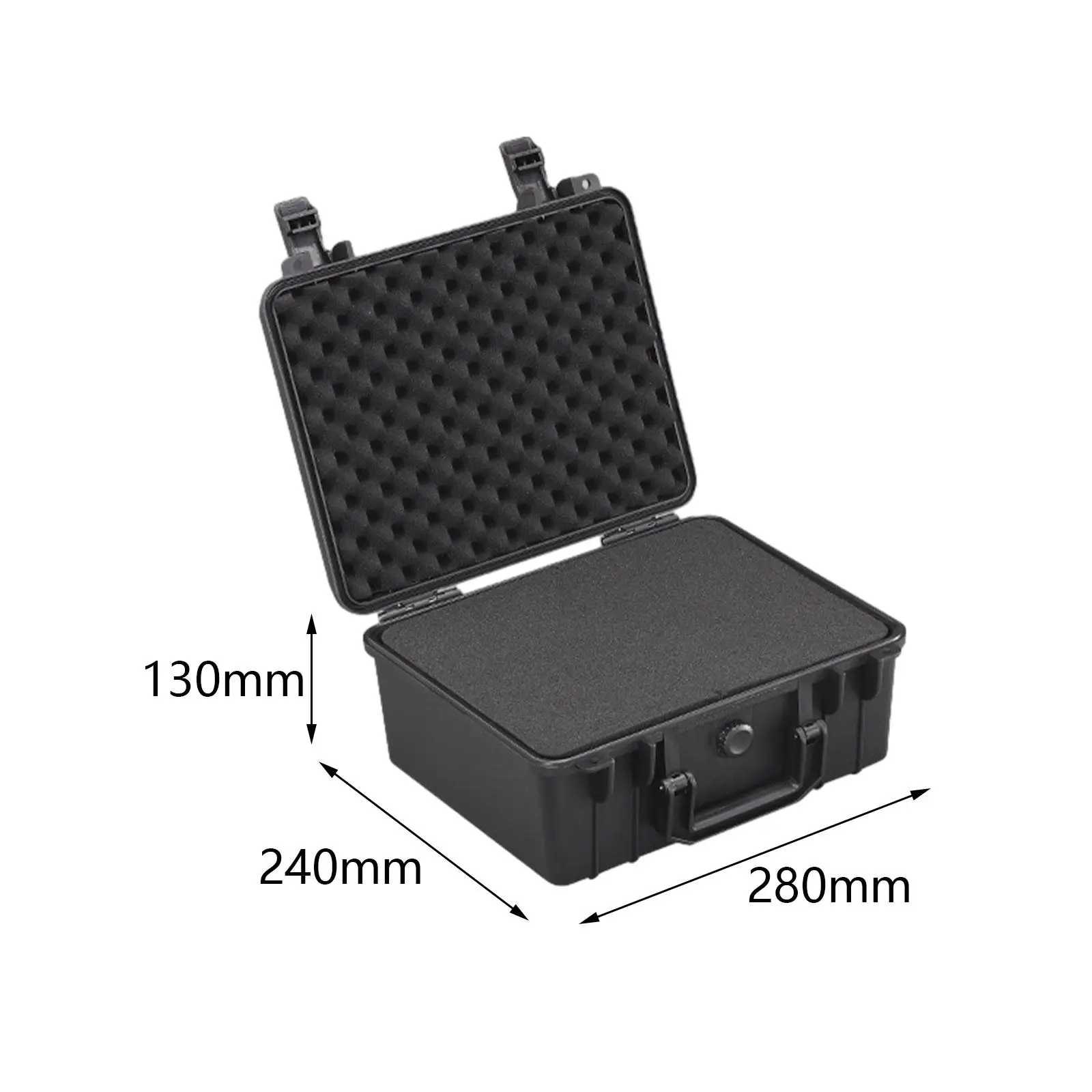 Instrument Toolbox with Foam Insert with Handle for Household Workplace