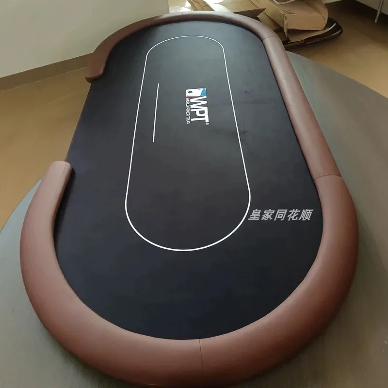 Conjunto completo de mesa Texas Hold'em Conjunto Texas Depu Xadrez e sala de cartas Conjunto de embalagem Mesa de pôquer incluindo cadeira Mesa de cartão incluindo tampa
