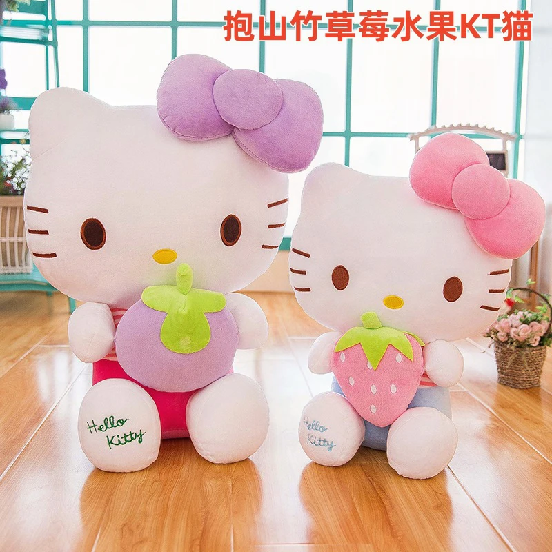 

Sanrio Kawaii Hello Kitty плюшевая игрушка милый Kt Cat мягкая кукла для детей подарок на день рождения и Рождество большая мягкая приятная подушка Pal Perfect