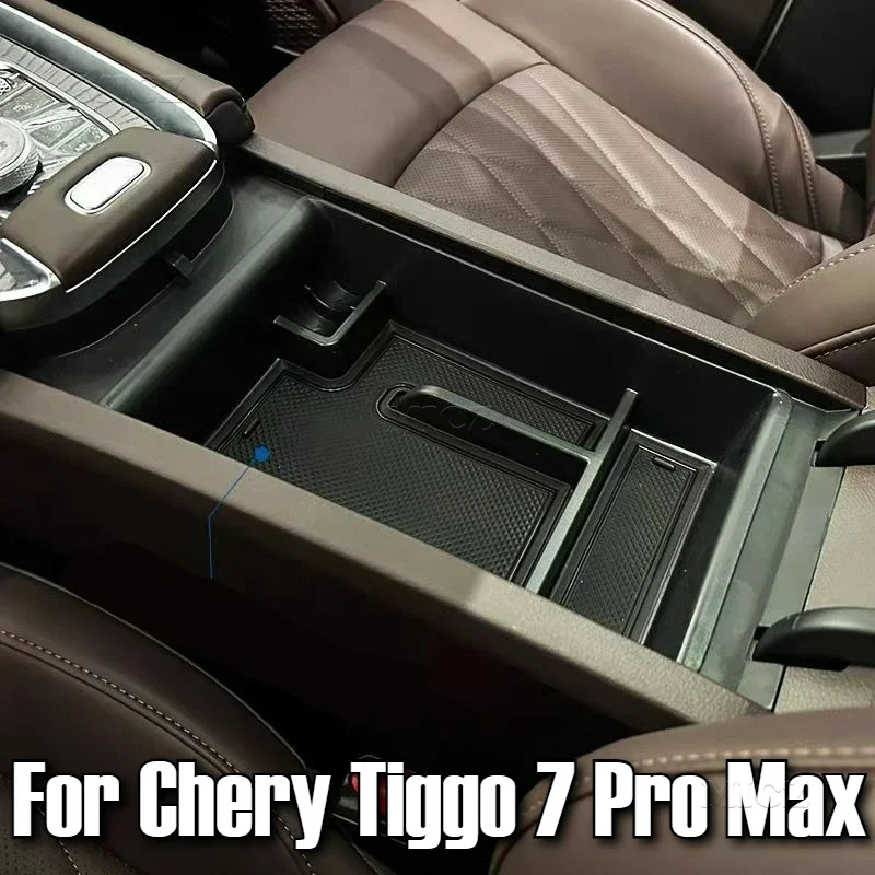 

For Chery Tiggo 7 Pro Max 2024 2025 Car Accessories Central Console Armrest Box Storage Container Organizer Holder Tray