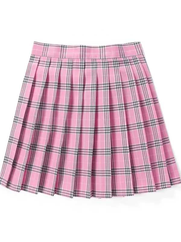 Gonne scozzesi a pieghe a vita alta da donna estive Mini gonna da tennis Harajuku JK Uniforme scolastica giapponese Minigonna corta a trapezio per ragazza