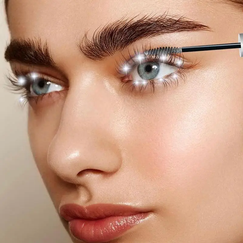 Glitter Mascara Glitter Lash Mascara glänzend 3,5g leicht zu entfernen wasserdicht langlebige Augen Make-up Lieferungen für Frauen Damen Mädchen