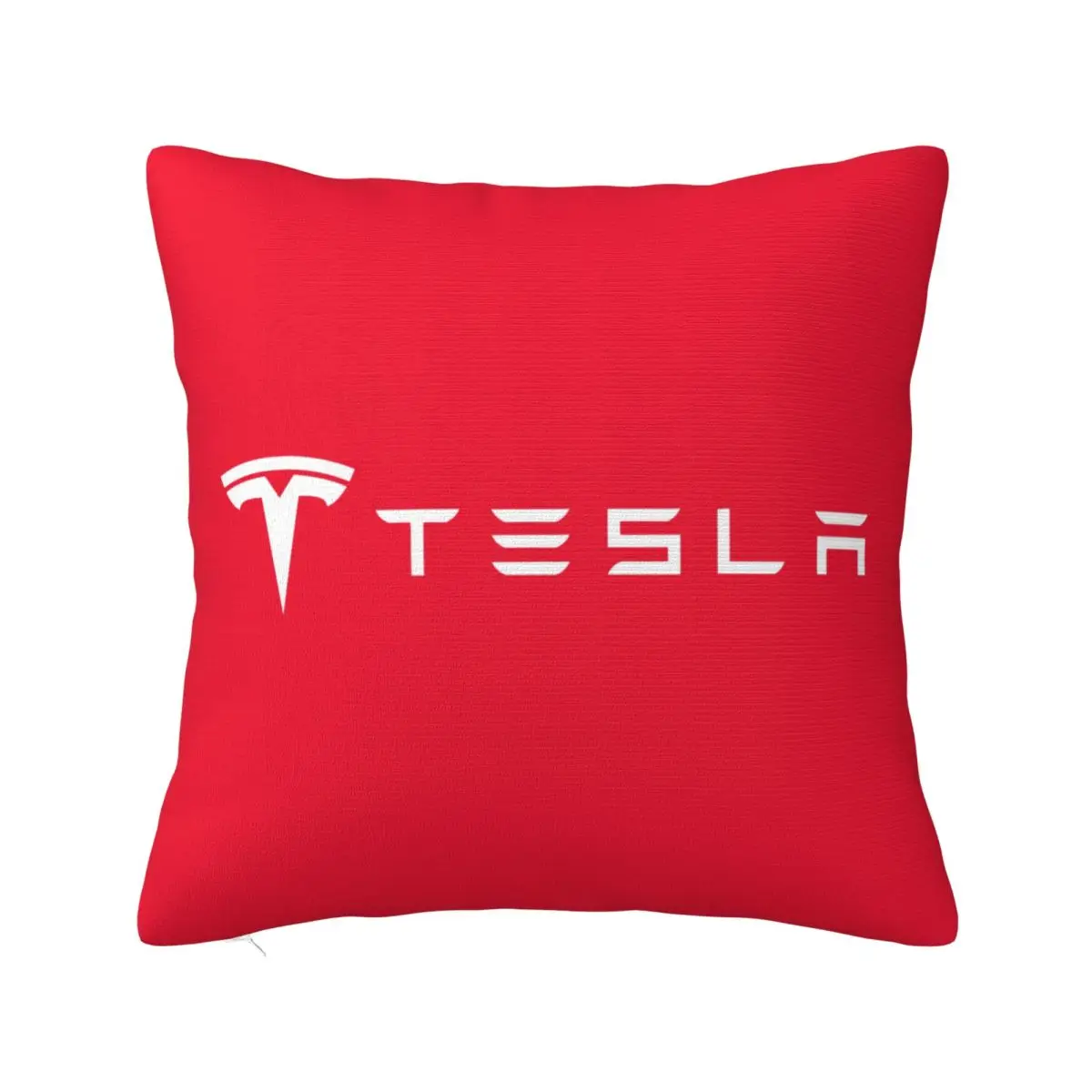 T-Teslas Pillowcase Double-sided Printing Polyester Cushion Cover Decoration Pillow Case Cover Bed Zipper 18''