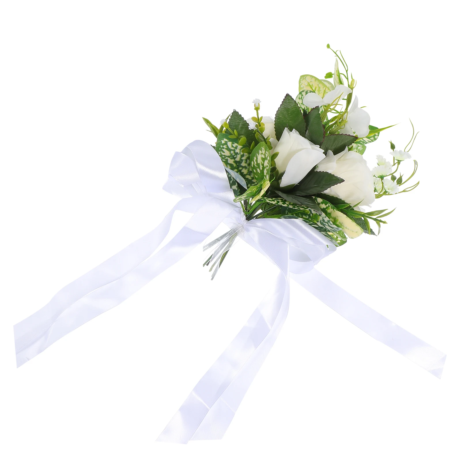 

Mori Department Chair Back Flower Bride Decorations Polyester Wedding Reception Flowers for