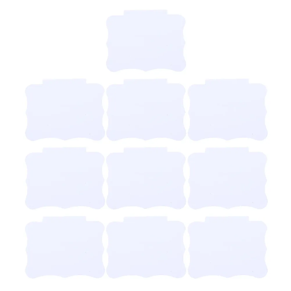 

10Pcs Basket Clip-on Price Tag Plate Erasable Reusable PVC Water-Washable Supermarket Retail Store Advertising Display Label