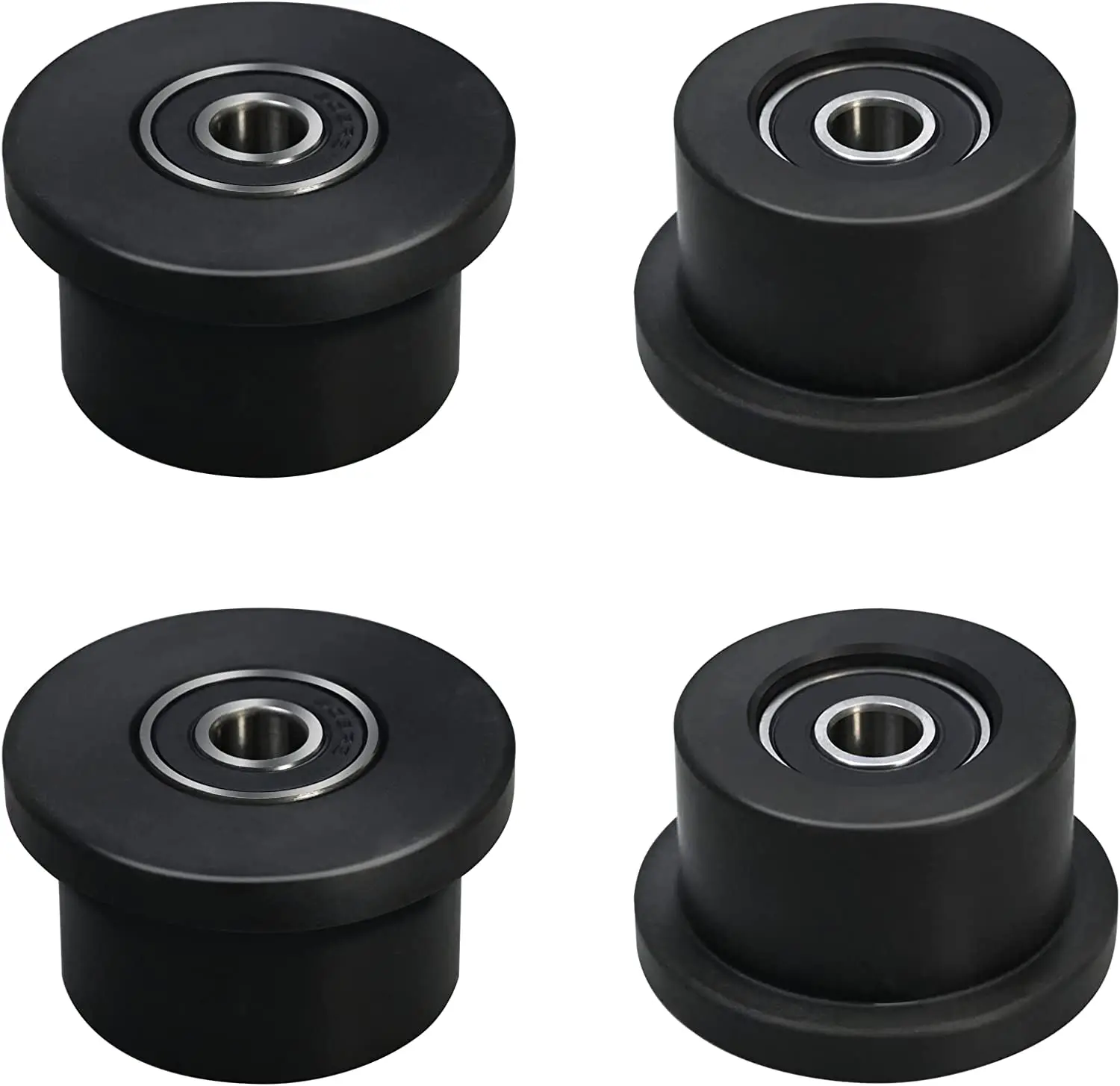 Machined Wheels/Rollers Compatible Total Gym Replacement, Fits Models 1000,1100,1400,1500,1600,1700,1800,1900,Achiever,Force