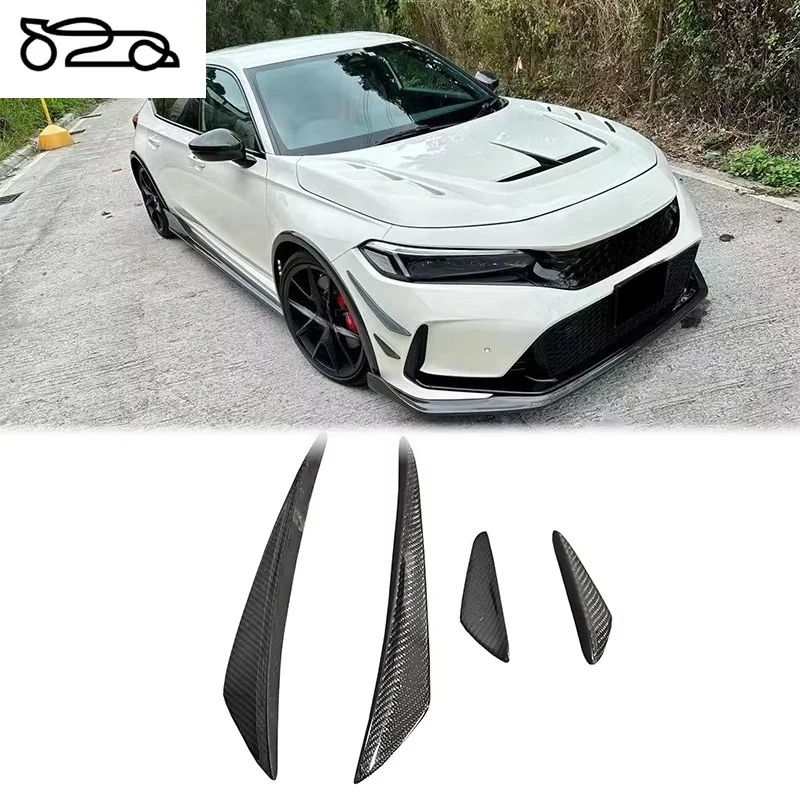 for Honda FL5 Body Parts Pneumatic Carbon Fiber Front Bumper Spoiler Air Knife Custom FL5 Conversion Winning 2022