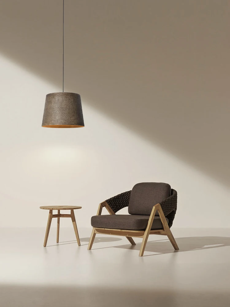 Wabi Sabi Nordic Handmade Finished Metal Bar Kitchen Coffee Shop Hotel Dinning Rusty Simple E27 Pendant Lamp Chandelier