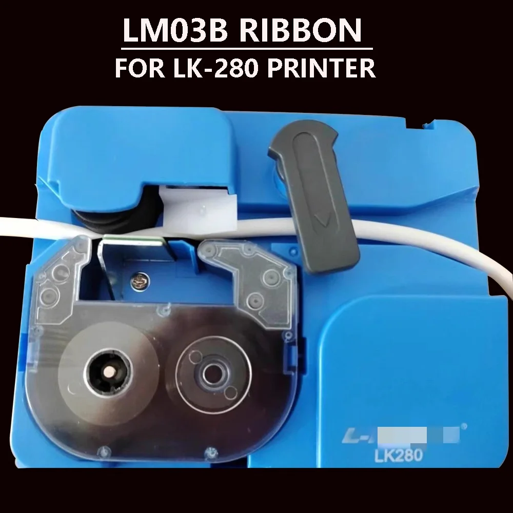 LM03B Ribbon Black 30m For Wire Marker ID Printer LK-280 Electronic Engraving Machine