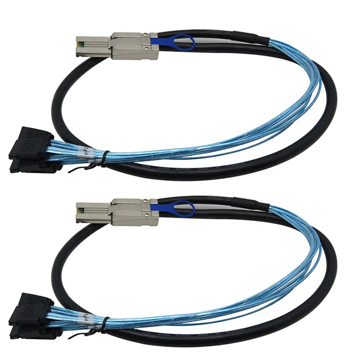 

2X SFF8088 MINI SAS 26P to 4SATA Cable Disk Array Card Hard Disk Data Cable Server Transmission Cable