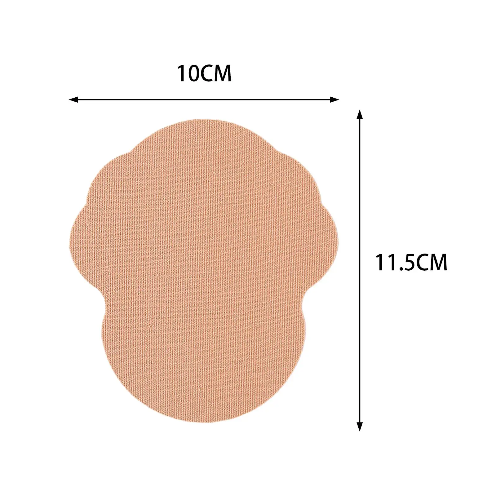 وسادة ماصة تحت الذراع للرجال والنساء ، جيدة التهوية ، رقعة بدون أثر ، 10 * عرق