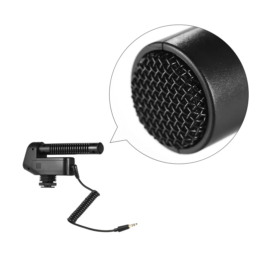BO YA BY-VM600 On-camera shotgun Microphone Cardioid Directional Condenser Microphone for Ca Non so Ny Ni Kon DLSR Camera