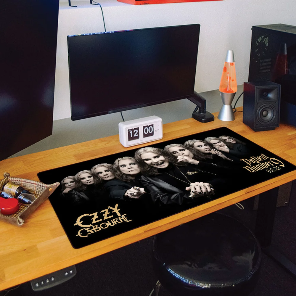 Singer O-Ozzy Osbourne Number 9 Mouse Pad Large Desk Mat Keyboard Ergonomic Office Rubber PC Non-slip Anti-fray Home Custom view 5