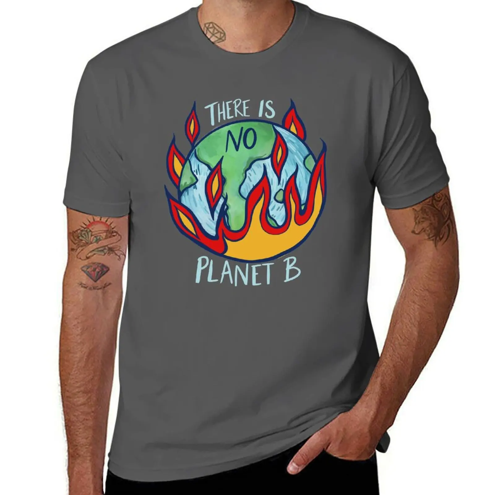 

There is no planet B T-Shirt anime t shirts oversize anime tshirt man t shirt summer T-Shirt