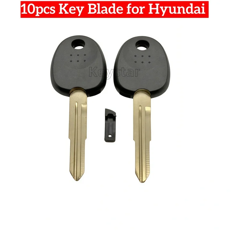 

Корпус ключа Keystar (10 шт.) HYN6 для автомобилей Hyundai Getz, Accent, Elantra, Lavita, Tucson (без чипа, запасной, для зажигания)