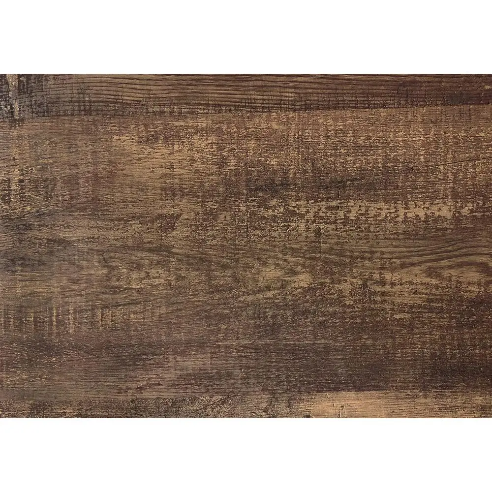 Desk with File Cabinet - Left or Right Set- Up - 48L (Brown Reclaimed Wood Look)