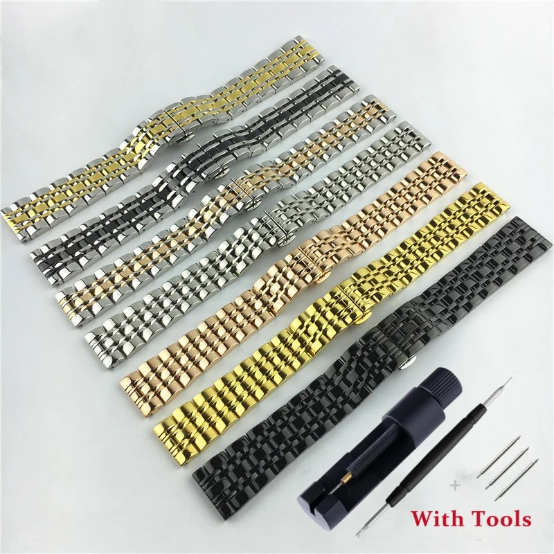 

14mm 16mm 18mm 20mm 22mm High Quality Stainless Steel Watch Strap Replacement for Universal Waterproof Metal Watch Band Bracelet