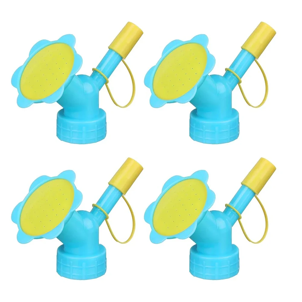 

2 In 1 Watering Nozzle Sun Flower Automatic Watering Waterer Gardening Beverage Bottle Succulent Irrigation Tools 10pcs/lot