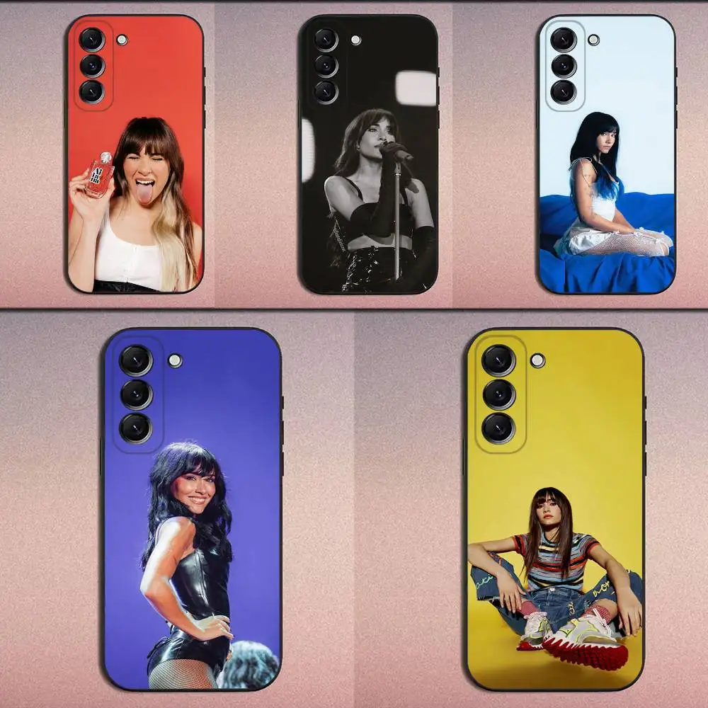 

Singer A-Aitana Alpha Phone Case For Samsung Galaxy A20,A21s,A22,A31,A32,A52,A53,A72,73,A80 Soft Black Cover