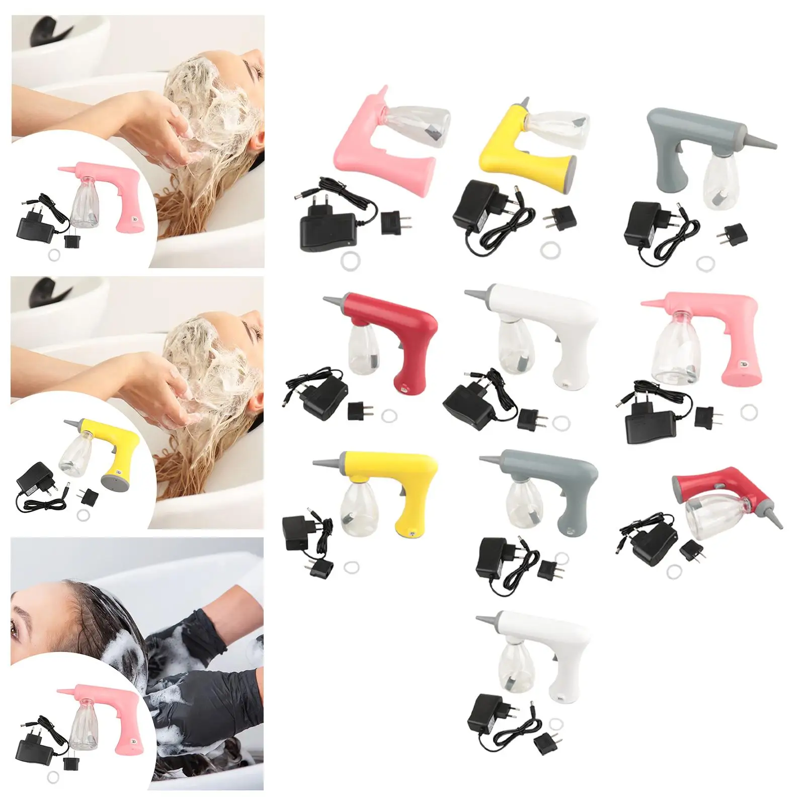 Salon Perming Foam Machine Compact Hair Curling Foam Dispenser Foam Machine Electric Bubble Device
