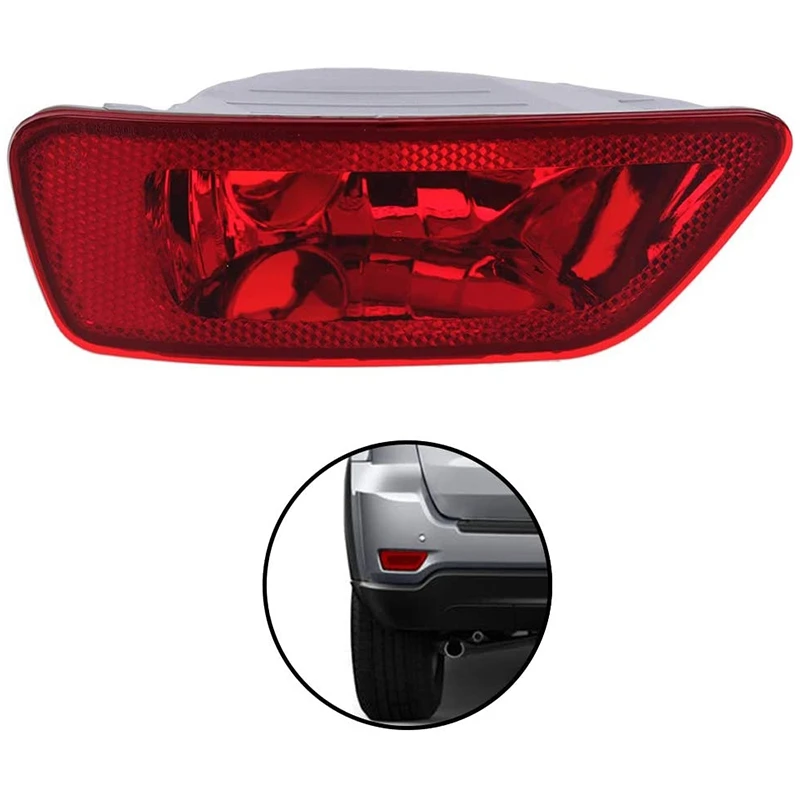 

A03Q-Rear Fog Lamp For Dodge Journey,Jeep Compass Grand Cherokee 11-16 Tail Bumper Lamp Fog Lights Rear Bumper Light