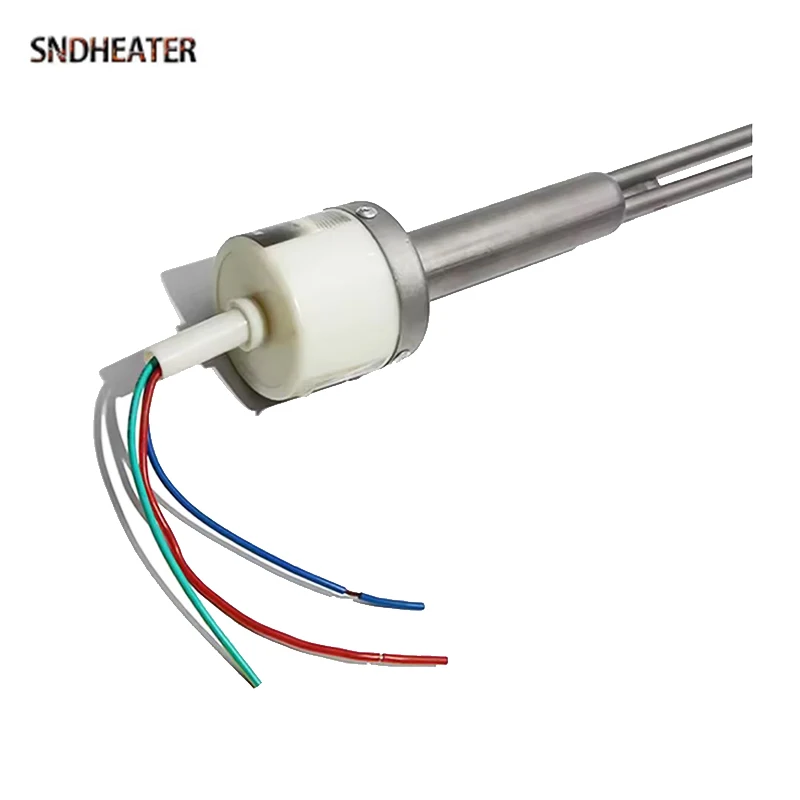 SNDHEATER Солнечный резервуар для воды Нагревательная трубка 220 В 51 СМ Электрический нагревательный элемент с боковой вставкой типа G1/2 дюйма (22 мм) Зарезервированное отверстие с чашкой
