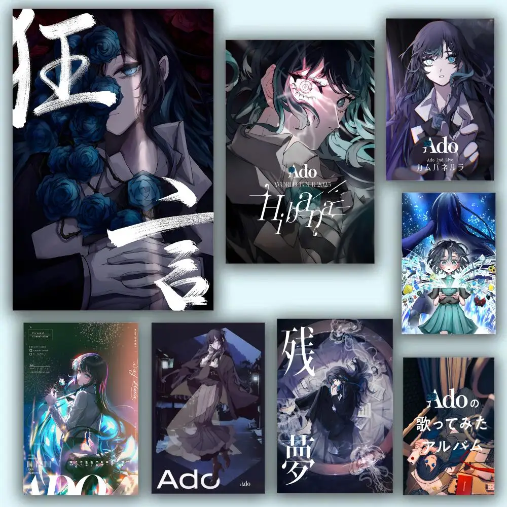 Japanese Singer A-Ado Poster Premium Crease Waterproof Aesthetic Wall Art Designed For Living Room Bedroom Home Decoration