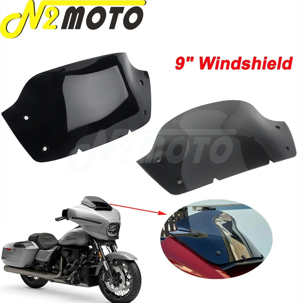 

Мотоциклетное 9-дюймовое лобовое стекло, передний обтекатель для Harley Touring CVO Street Glide FLHXSE 2023-2025 StreetGlide FLHX 2024-25
