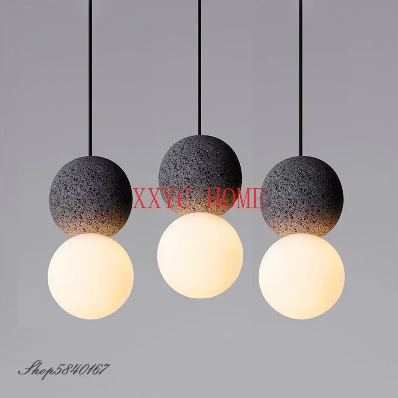 

Nordic Cement Pendant Light Ins Creative Pendant Lamp for Living Room Hanging Lamps Dining Room Lights Clothing Shop Suspension