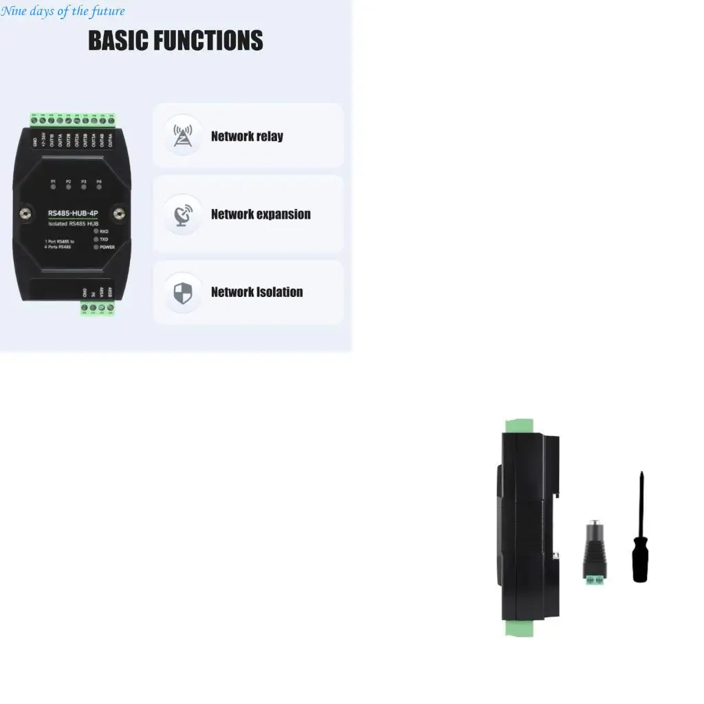 

Монтаж на DIN-рейку RS485 Center Echoer 4 кабелепровода с оптической изоляцией для промышленной автоматизации и приложений IoT