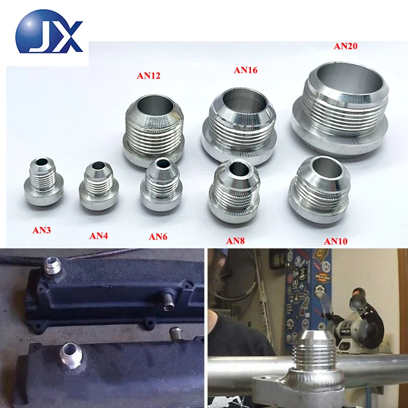 

AN3 AN4 AN6 AN8 AN10 AN12 AN16 AN20 Алюминиевый сварочный шарнирный адаптер для автозапчастей